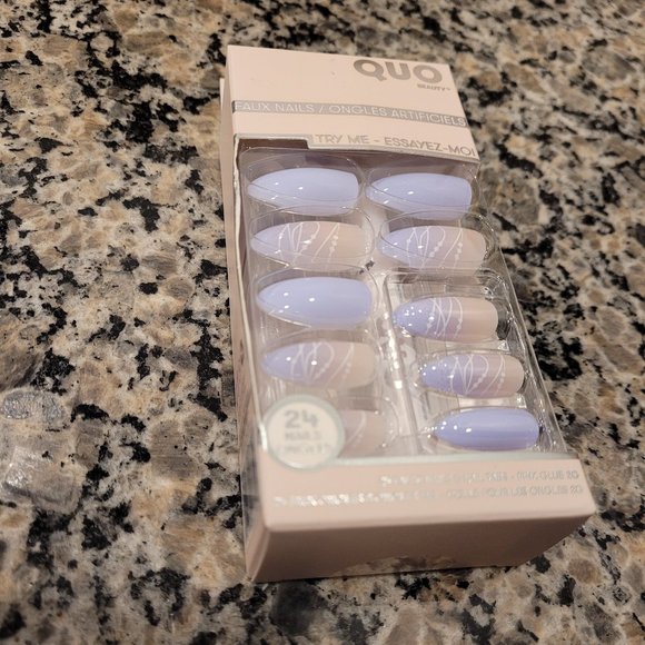 QUO Beauty FAUX NAILS 24 SET + GLUE / VEGAN - Picture 4 of 8